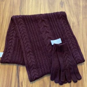 New York & Company Infinity Scarf and Gloves